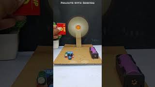 DIY⚡Match Sticks Fire Circle New project 🔥🔌#schoolproject#experiment #hacks#ideas#new#diy #simple