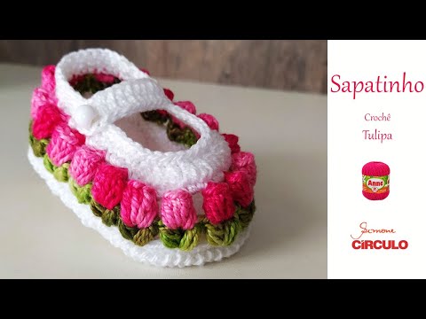 sapatinho de crochê simone eleotério
