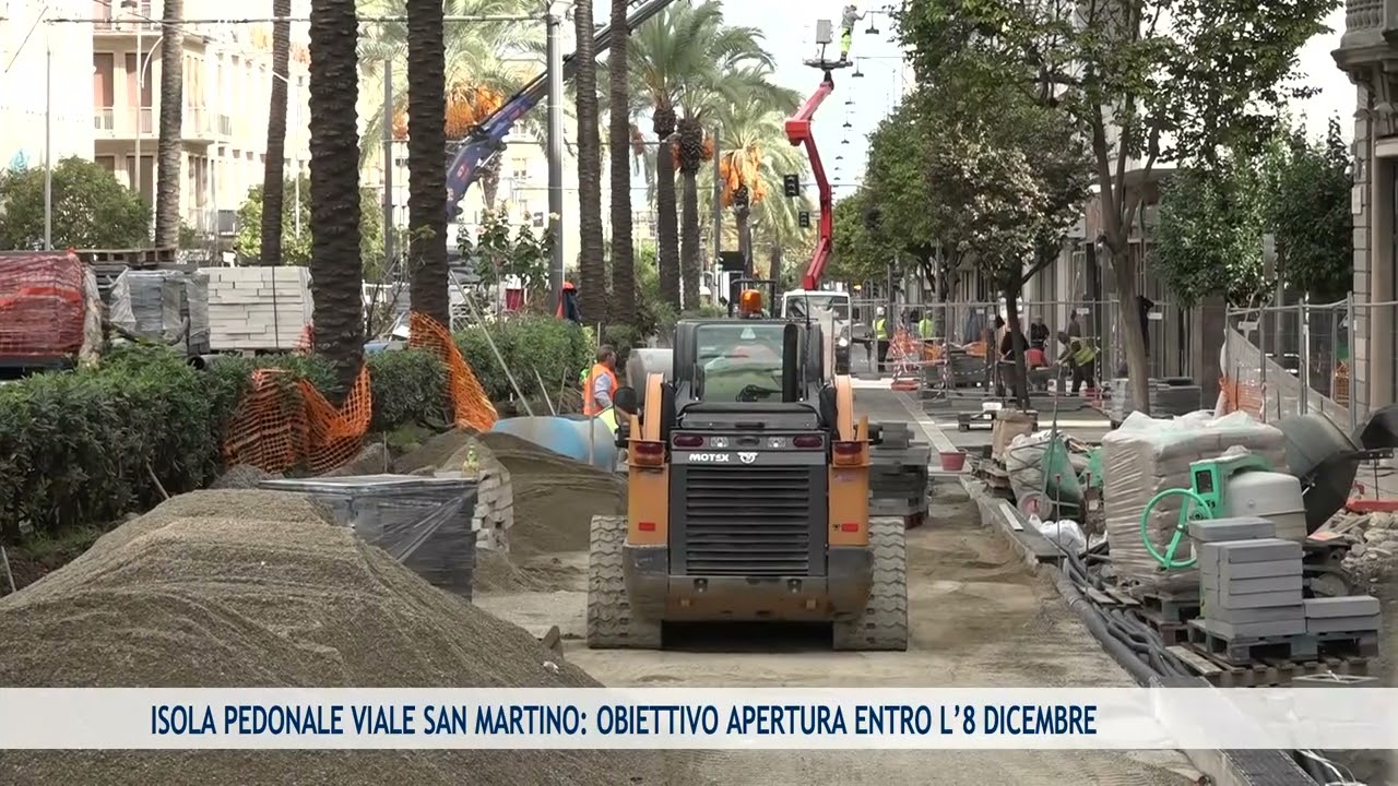 ISOLA PEDONALE VIALE SAN MARTINO: OBIETTIVO APERTURA ENTRO L’8 DICEMBRE