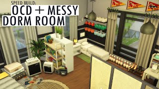 OCD vs MESSY SHARED DORM ROOM - Speed Build | The Sims 4 Discover University