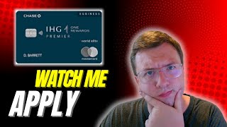 Watch Me Apply - IHG Business Card - INSTANT DECISION