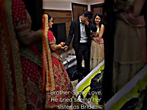 Bride sister brother crying 😭 wedding video || #shorts #ytshorts #shortsvideo