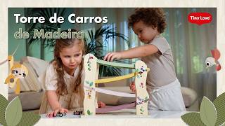 Torre de Carros de Madeira Boho Chic (18m+) - Tiny Love