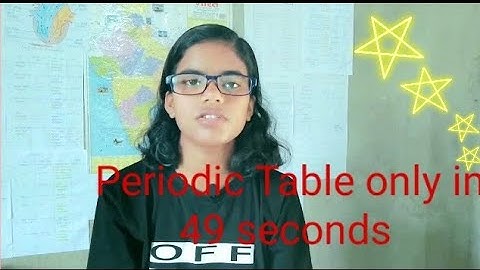 118 elements in 49 seconds.|  I  ❤️ u  my cute sister.