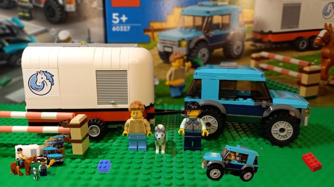 Лего 60327 (Машина с прицепом для лошади) / Lego 60327 (Horse ...
