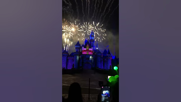 Disneyland fireworks show