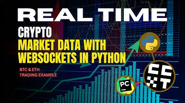 Real Time Crypto Market Data with WebSockets in Python I BTC & ETH Trading Example #websockets