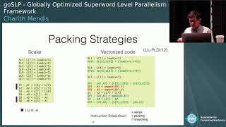 goSLP - Globally Optimized Superword Level Parallelism Framework