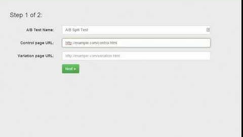 A/B Split Testing Your Landing Pages In 3 Minutes Flat