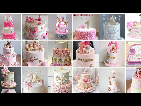 first birthday cake design ideas for baby girl | cake decoration ideas