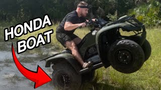 I Got A NEW Fourwheeler! Lil’ BOAT (Sank It)