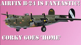 Airfix B24H Liberator  Building the excellent brand new B24 and then taking it for a little trip.