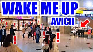 Wake Me UP - Avicii | STREET PIANO PERFORMANCE IN JAPAN