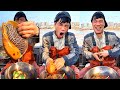 Fishermen eating seafood dinners are too delicious 666 help you stir-fry seafood to broadcast live二十