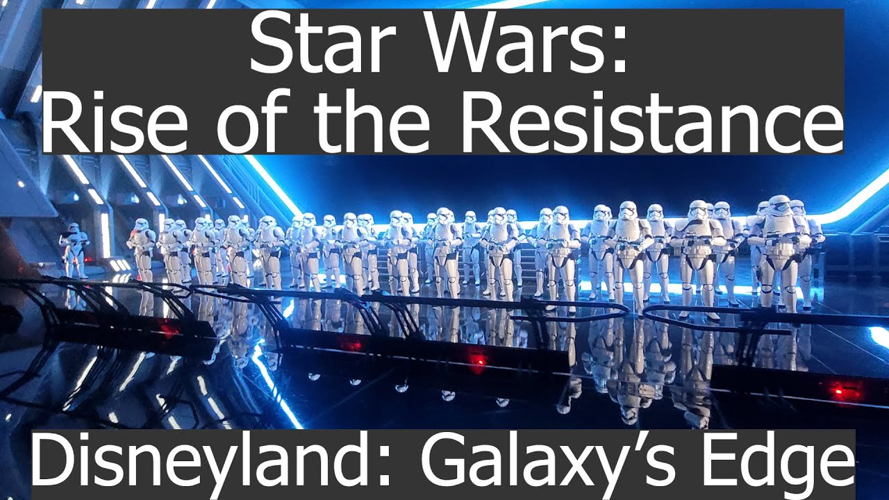 Disneyland Rise Rise of the Resistance Disneyland - YouTube