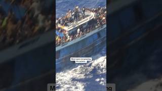 At least 78 dead, hundreds more feared missing after boat with migrants capsizes off Greece #shorts