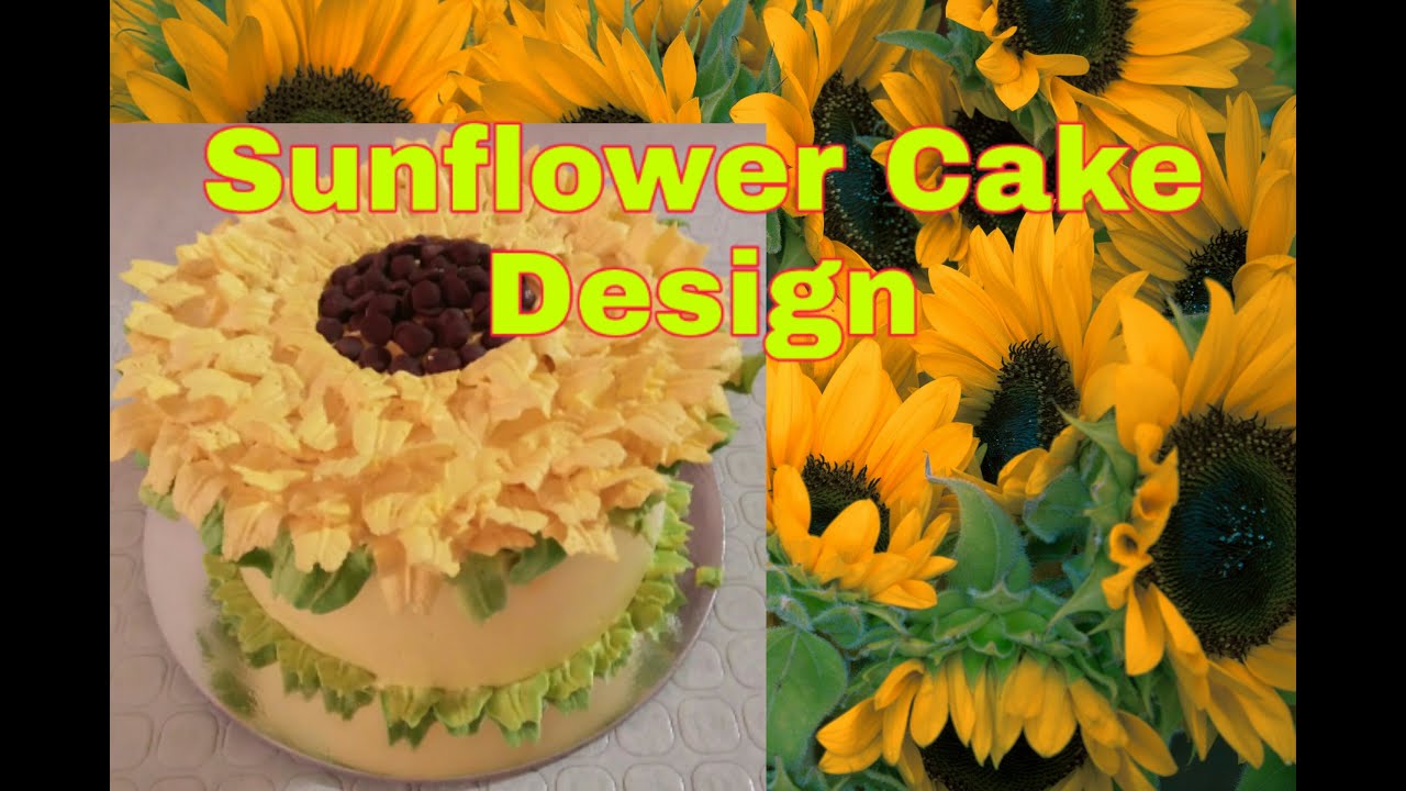 HOW TO MAKE SUNFLOWER CAKE How to Make Sunflower Cake in Minute