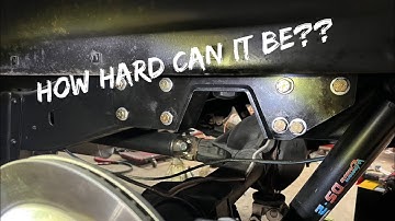 How to cut in a C notch in a square body C10 without removing the bed