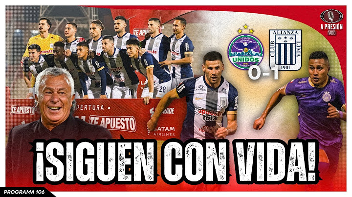 ¡SIGUEN CON VIDA! Comerciantes Unidos 0-1 Alianza Lima