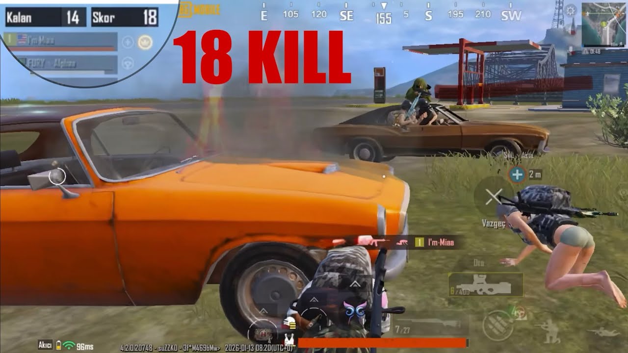 ERANGEL'DE 18 KILL SHOW! 🔥 (Efsane Maç) PUBG MOBILE