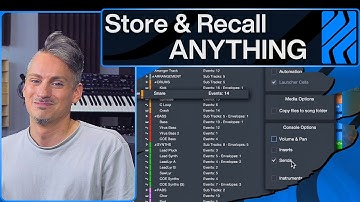 The BEST way to save and restore any track settings in Studio One Pro | PreSonus