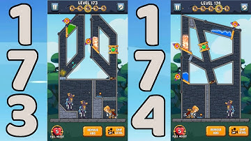 How to Loot 2 - Hero Rescue & Pin Pull Level 173 & 174