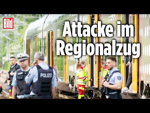 Messerangriff im Zug bei Aachen: Mindestens fünf Menschen verletzt