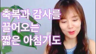 잘 잤어요? 아침이에요. 고맙다, 인생은 참 아름답다.