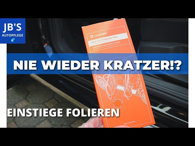 Kratzer verhindern mit Luxshield Einstiegsleisten Schutz