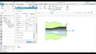 Thiết lập phôi , hệ trục tọa độ gia công , Tiện thỏa mặt | Lập Trình Tiện NX CAM # 1