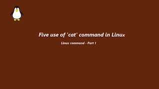 cat command in Linux || Using CentOS in Virtual Box