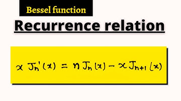 Recurrence relation-3 | Bessel function | Rajasthan University msc maths | advance engineering maths