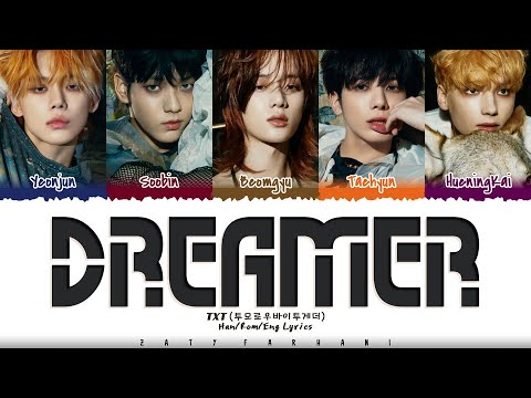 TXT (투모로우바이투게더) - 'DREAMER' Lyrics [Color Coded_Han_Rom_Eng]