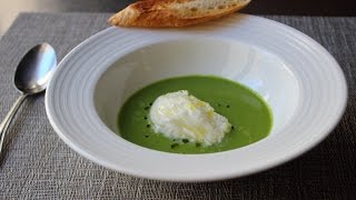 Gazpacho Verde with Burrata Cheese  How to Make Green Gazpacho Soup