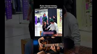 If you choose money, you can’t choose her #funny #couple #single #shorts #guitar #viral #memes