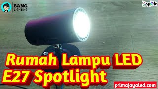 Review Lampu Sorot LED,  HINOMARU 50W, Super Terang ! Cocok untuk lampu studio?. 