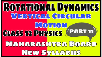 Rotational Dynamics | Class 12 Physics | Vertical Circular Motion | New Syllabus