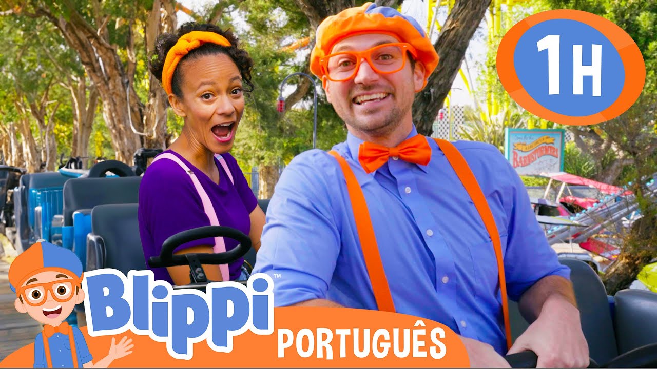 Blippi e Meekah Andam de Trem! | MARATONA DO BLIPPI! | Vídeos Educativos em Português
