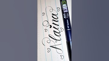 Alaina💕#escribir #lettering #calligraphy #caligrafia #nameart #handwriting #cursive #art #alaina