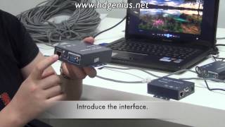 Hdgenius Kvm Vga Extender 300M & 200M Over Utp Cable Video
