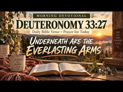 Daily Bible Verse + Prayer for Today | Deuteronomy 33:27 | Morning Devotional