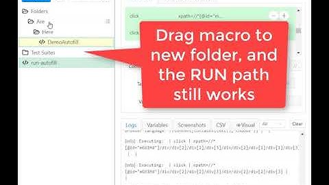 Selenium IDE "RUN" Command with absolute paths