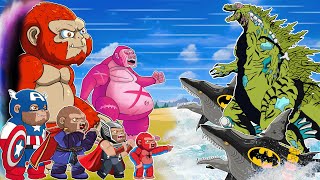 FullGODZILLA X KONG NEW EMPIRE: REXY Animation Rescue juraSSIC *MONSTERS Who Is The King Of Monarch?