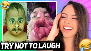 TRY NOT TO LAUGH 😂 Best Funny Videos 😆| Bunnymon REACTS