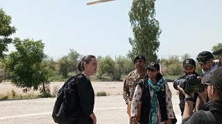 Angelina Jolie arrives in Pakistan for flood-relief efforts