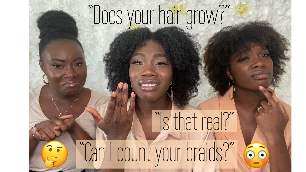 Answering Questions And Assumptions People Have About Black Hair Youtube