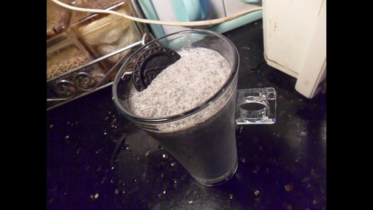 Cream & Cookie Recipe / Oreo Shake / Simple & Easy - YouTube