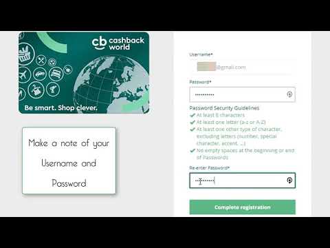 How to Register as a Cashback World member