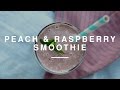 Peach &amp; Raspberry Smoothie | Annie Clarke | Wild Dish