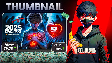 How to make Ai Thumbnails with Nano banana 🍌? Create with minutes!